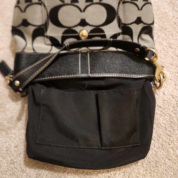 COACH SIGNATURE JACQUARD LEGACY Shoulder bag - Picture 8 of 11